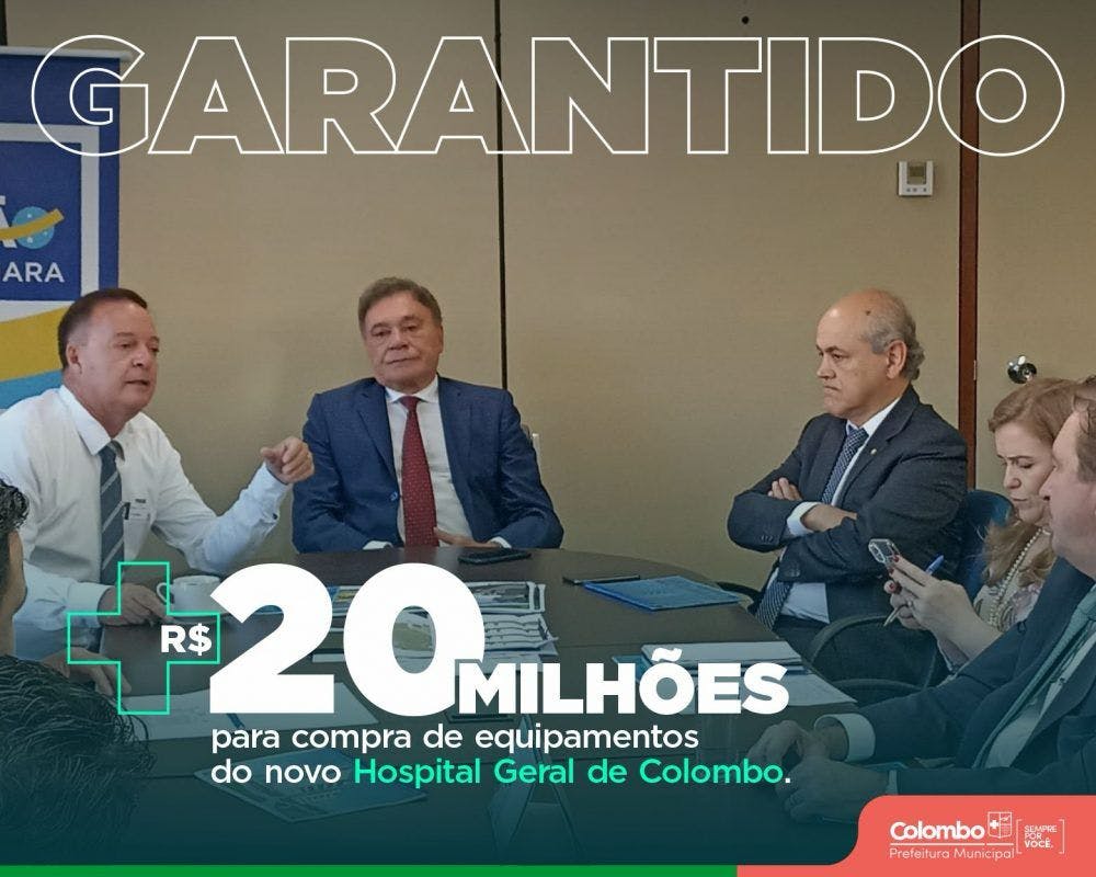 Helder Lazarotto apresenta em Brasília projeto do Hospital Geral de Colombo