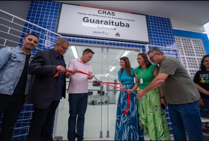 Prefeito Helder Lazarotto reinaugura o CRAS Guaraituba