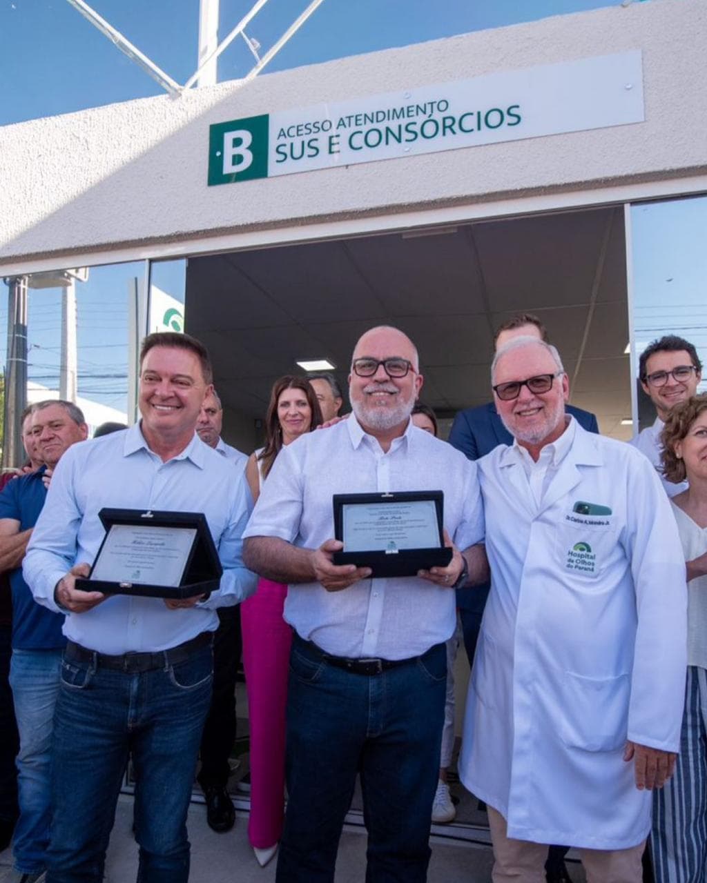 Helder Lazarotto inaugura unidade do Hospital de Olhos em Colombo