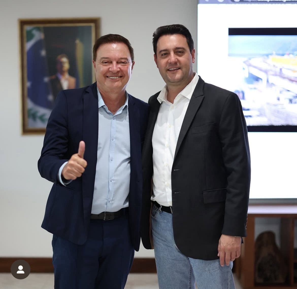 Visita ao amigo e Governador Ratinho Junior